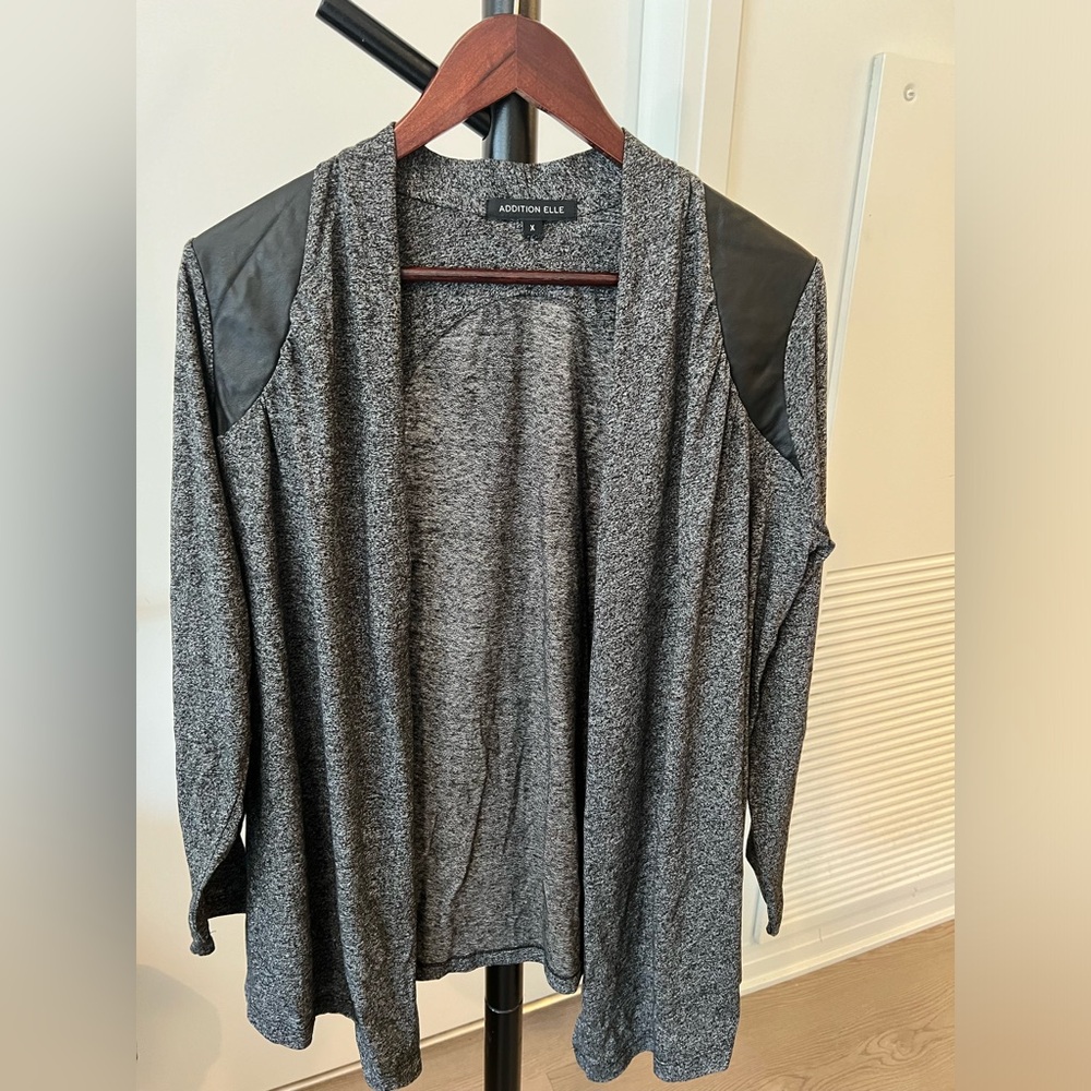 Addition Elle draped open front cardigan